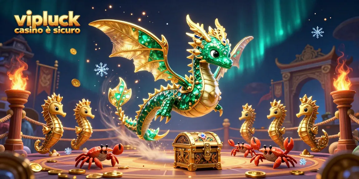 Scopri se vipluck casino è sicuro con questa illustrazione accattivante di un casinò online.